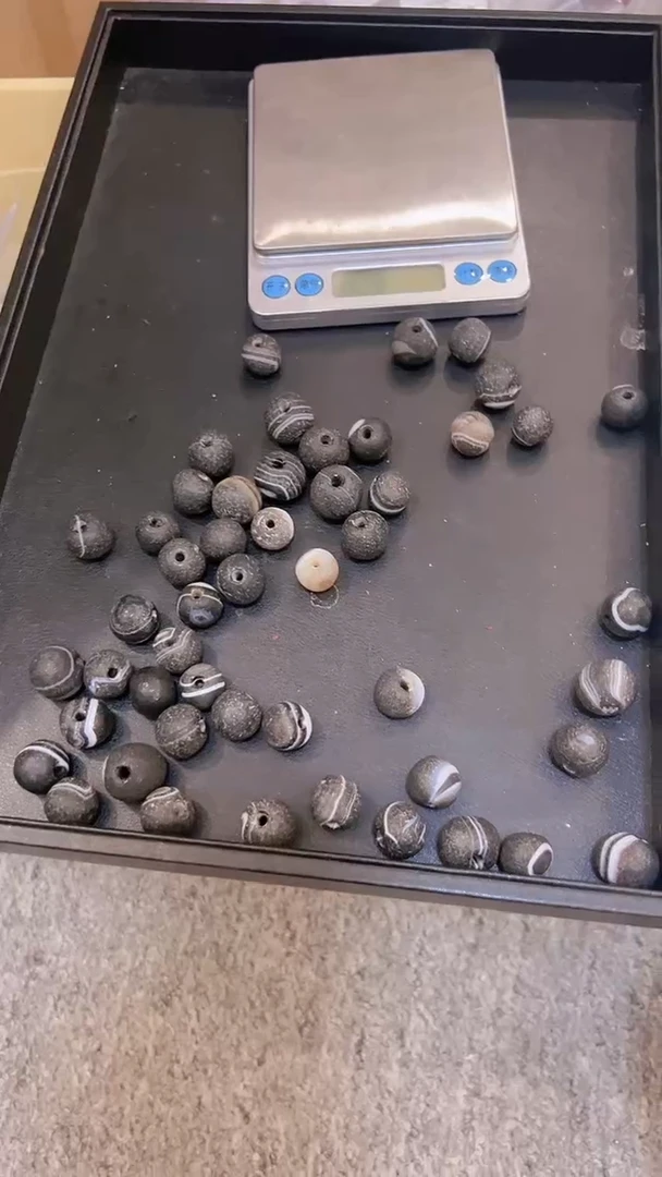 玛瑙/玉髓珠子未镶嵌（发一）18MH-198