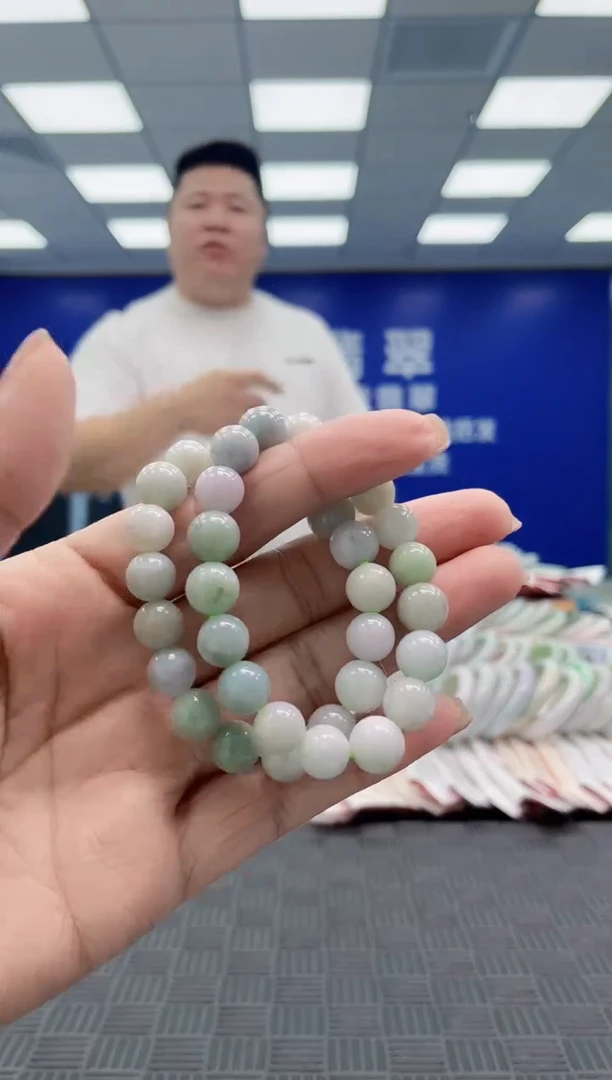 未镶嵌手串翡翠多样性发其一