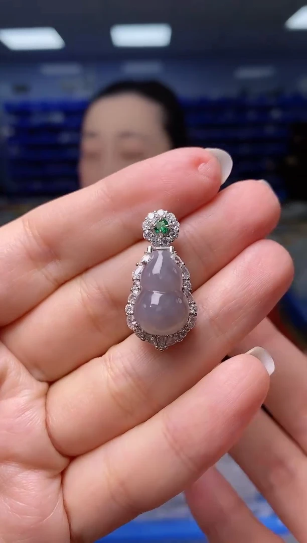 【闪购商品】和田玉吊坠(不含链)银S925镶嵌G09854