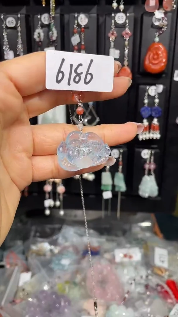 未镶嵌耳环海蓝宝石喜欢拍