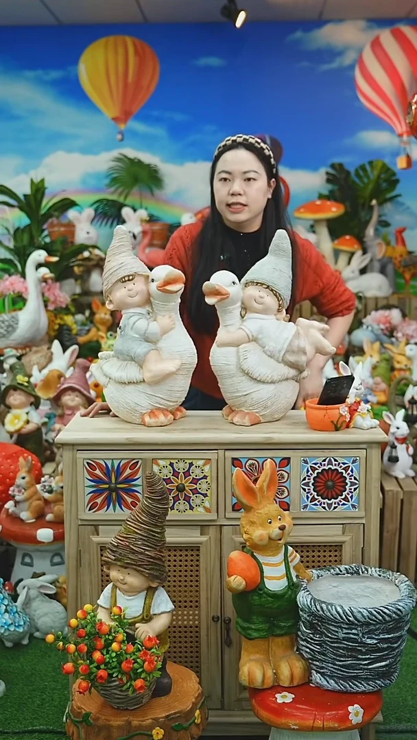 【闪购商品】红陶花园庭院摆件&002&