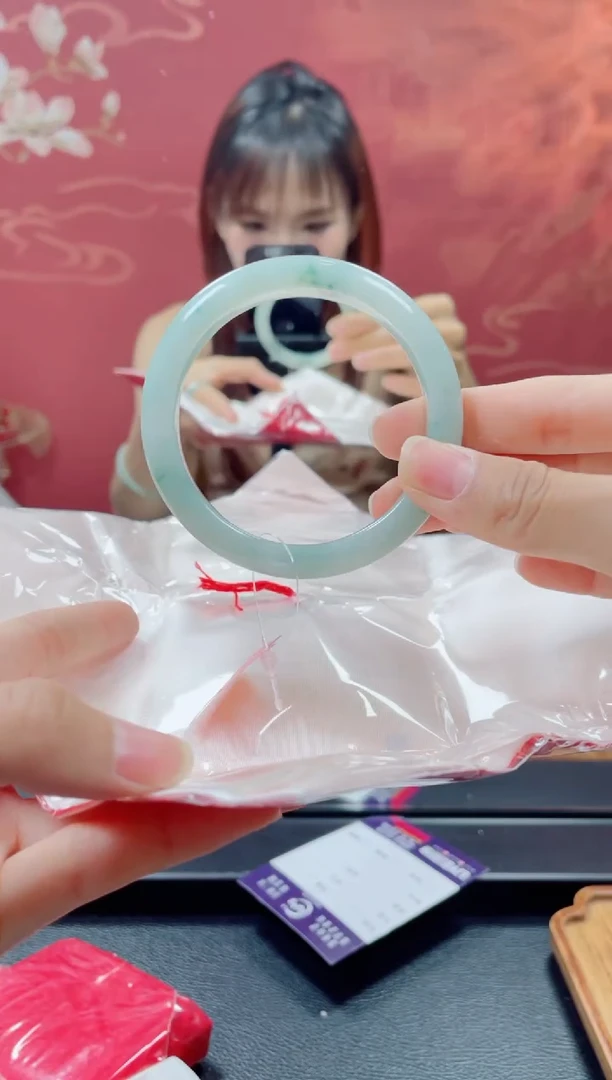 翡翠手镯未镶嵌G 5455正圈 5158