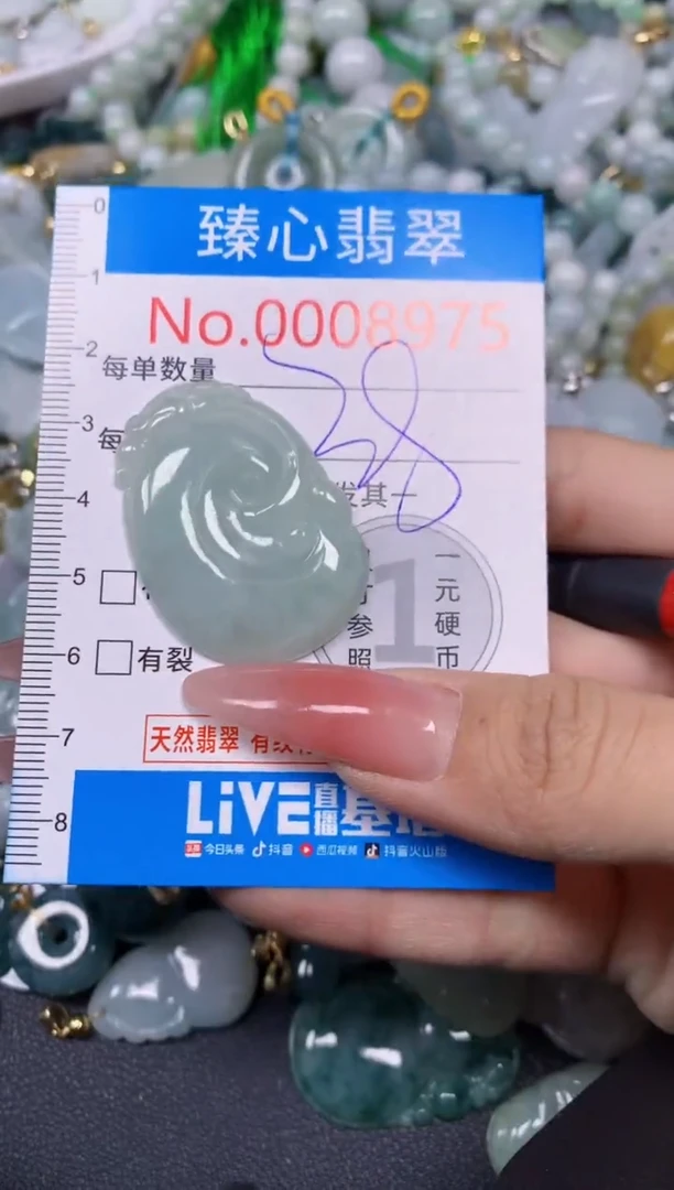 【闪购商品】翡翠颈饰未镶嵌含绳0008975