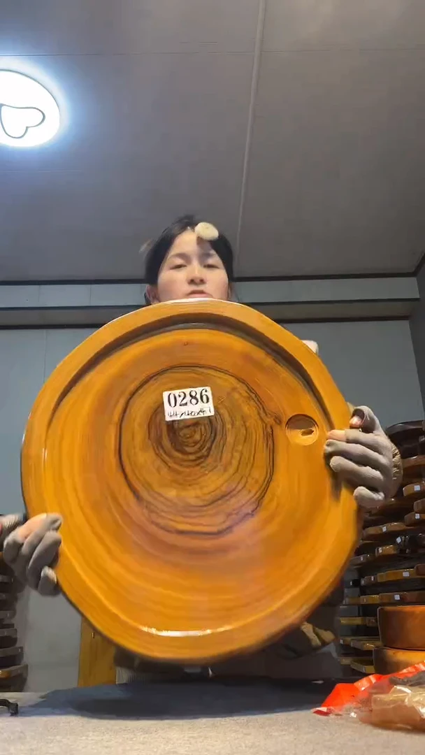 实木原木茶盘 一物一拍(不含配件）