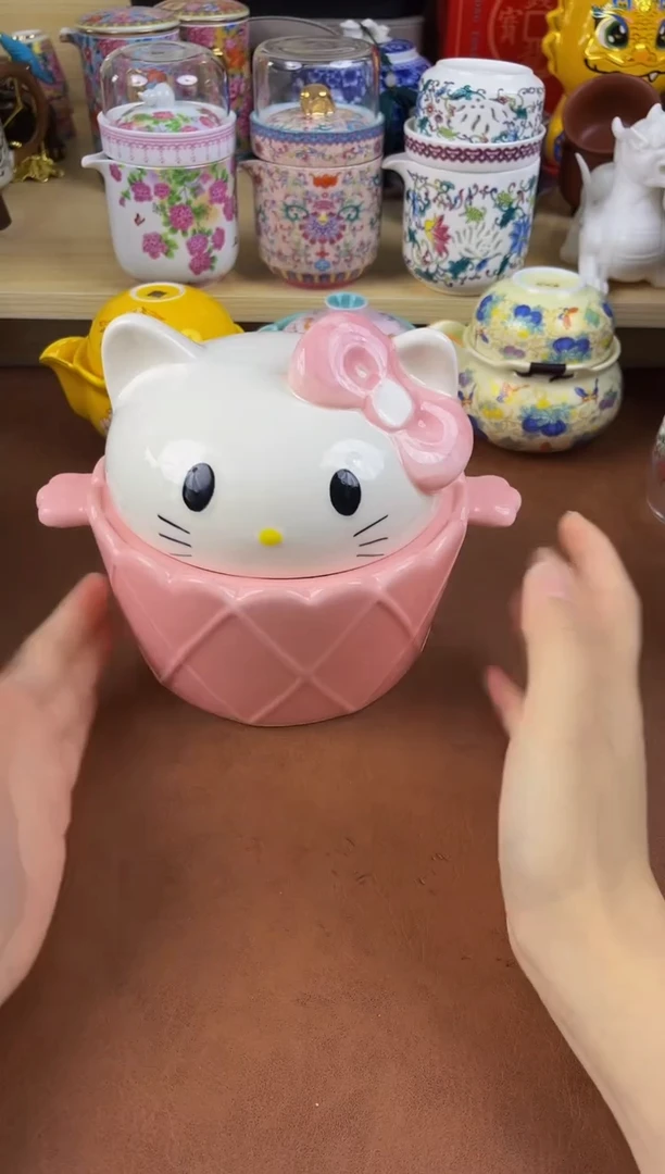 陶瓷茶具摆件旅行套组