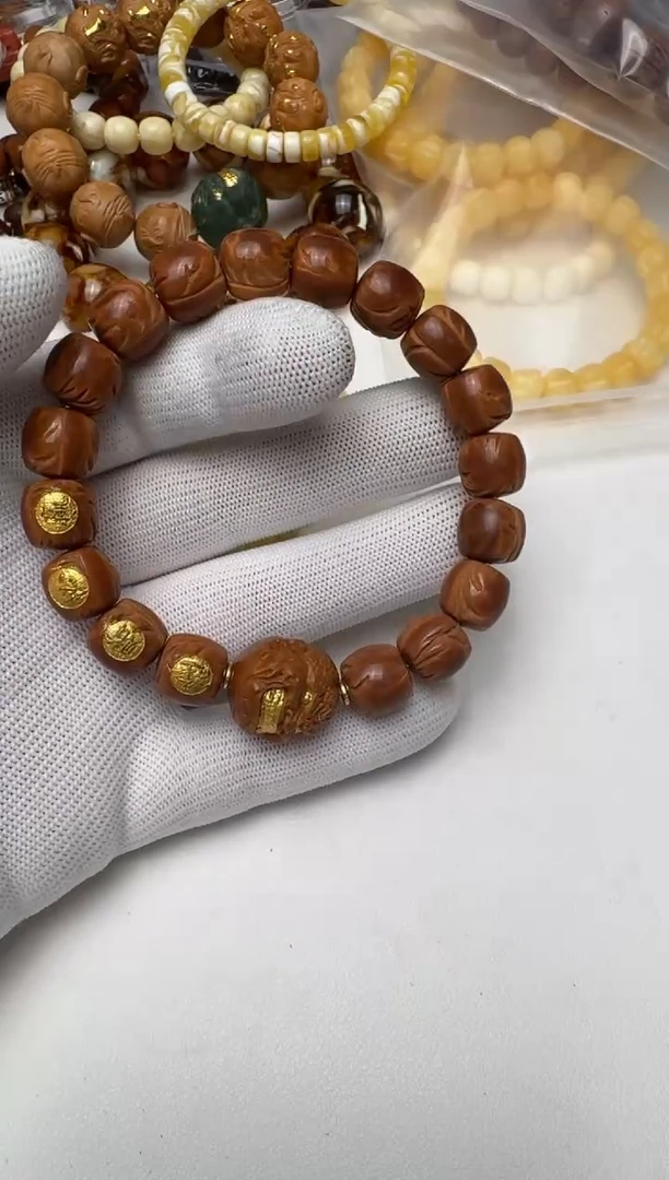 桃核手串文玩文玩