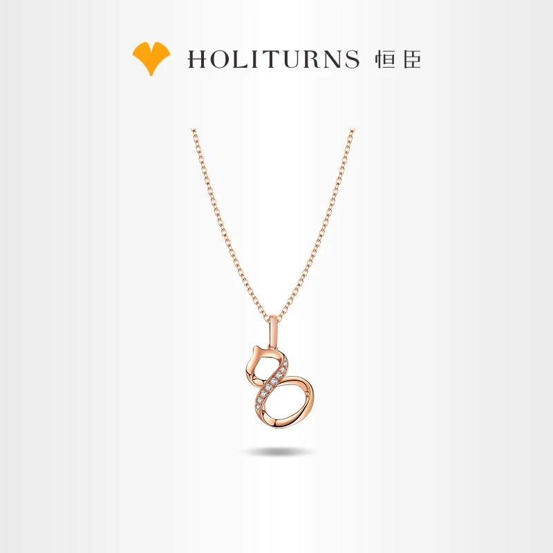 葫芦时尚18k金镶钻吊坠葫芦吊坠