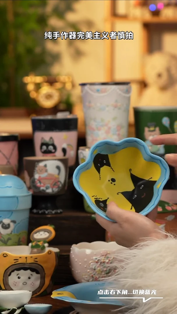 瓷片A121景德镇原创手工陶瓷