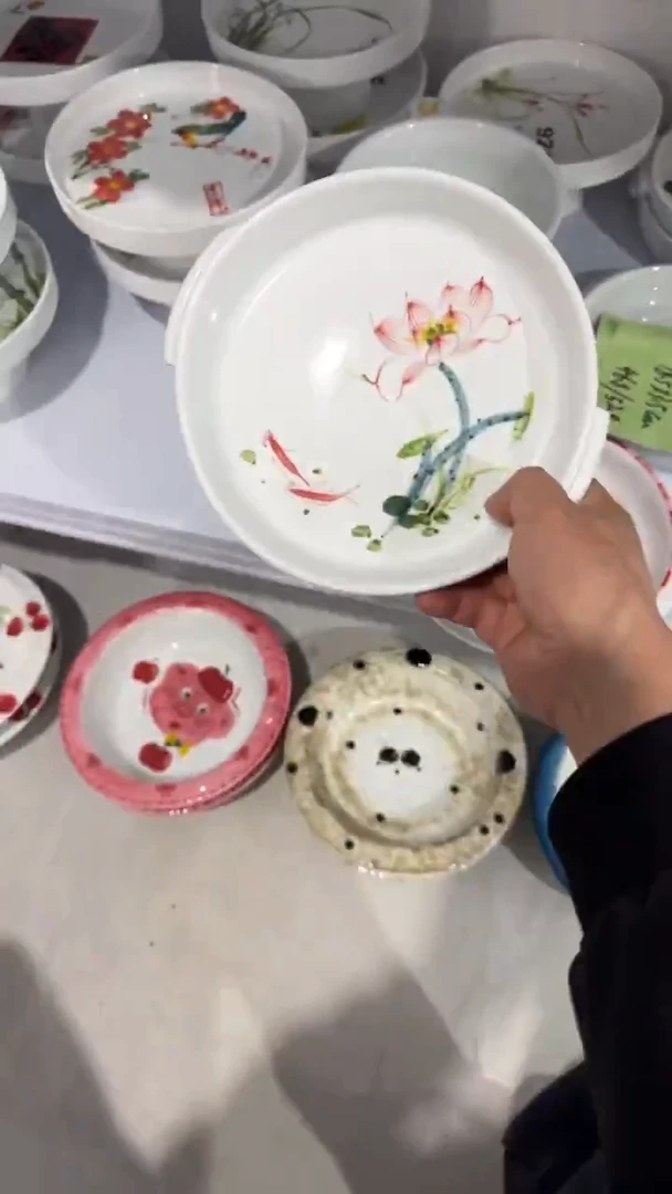 其他景德镇高温瓷（双耳年糕盘）