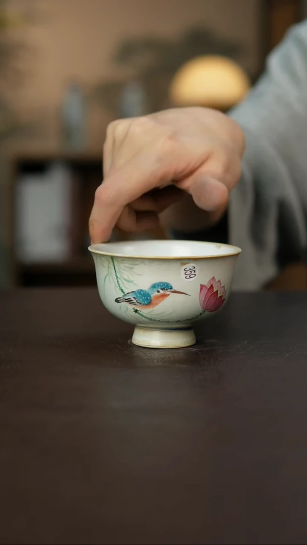杯景德柴烧手作多人瑕疵