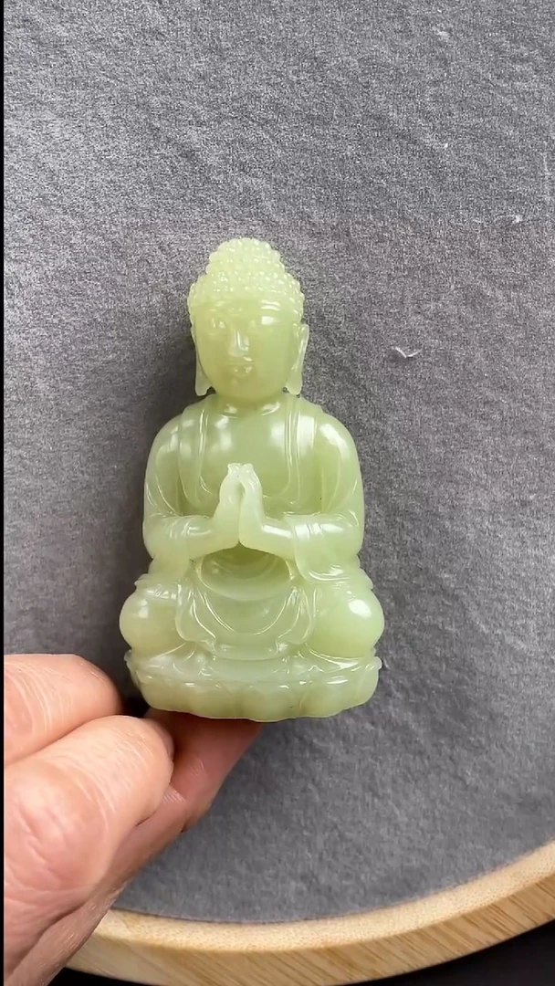 未镶嵌和田玉挂件半***愁