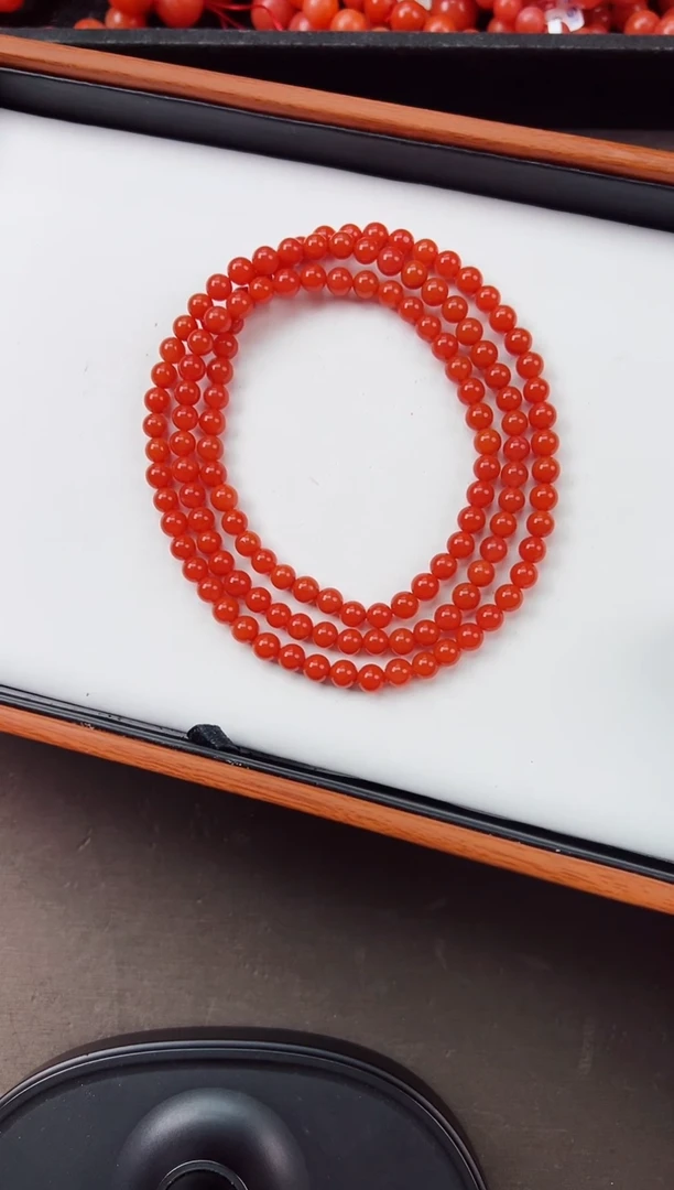 【闪购商品】南红玛瑙长串未镶嵌保山阿东寨高品长串 5+