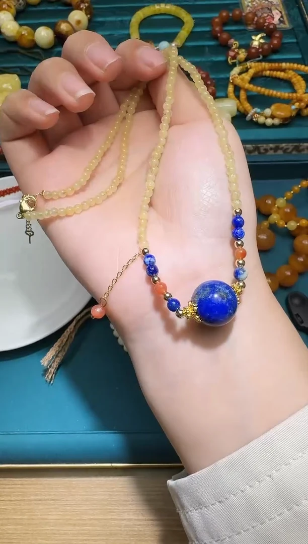 未镶嵌青金石颈饰多样性发一件 714