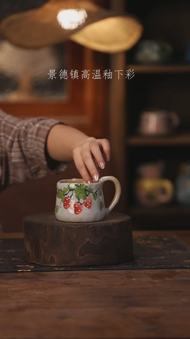 陶瓷景德镇高温釉下手绘陶瓷173