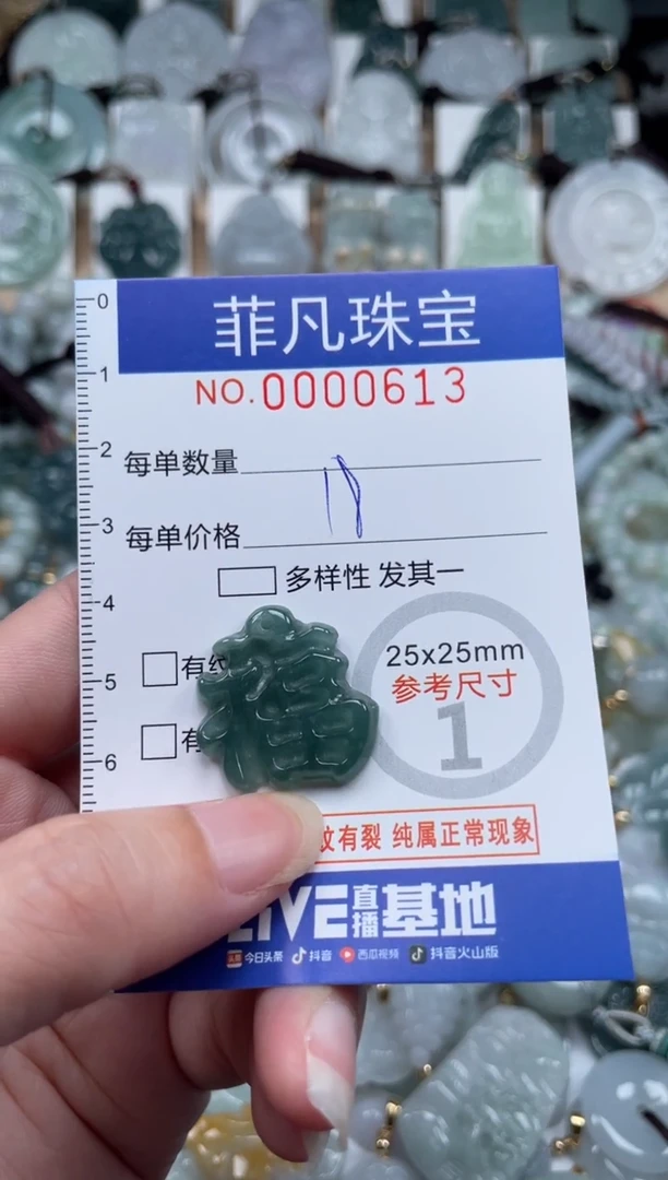 翡翠未镶嵌颈饰00..0613