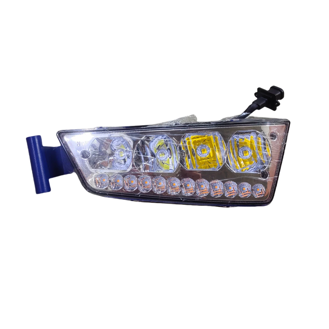 适用于重汽汕德卡led前雾灯G7改装防雾灯c7h超亮组合灯雾灯总成