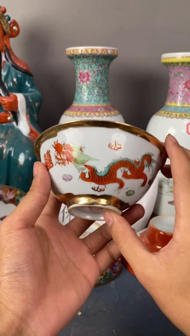 摆件陶567老厂瓷微瑕慎拍（已开价）