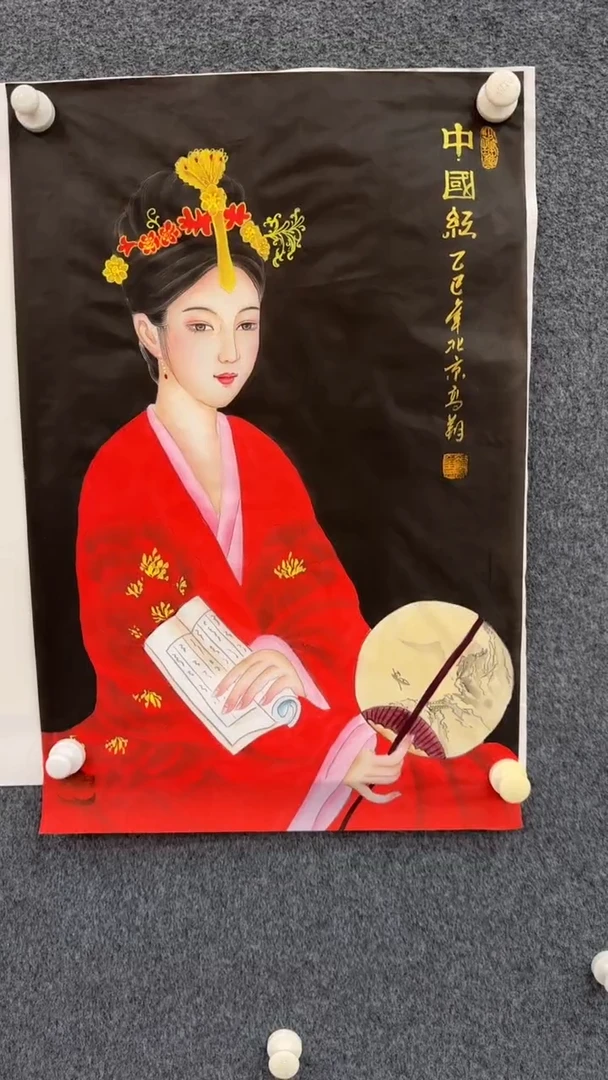 国画1.3-xx-冯高翔-四尺三开丝绢-39