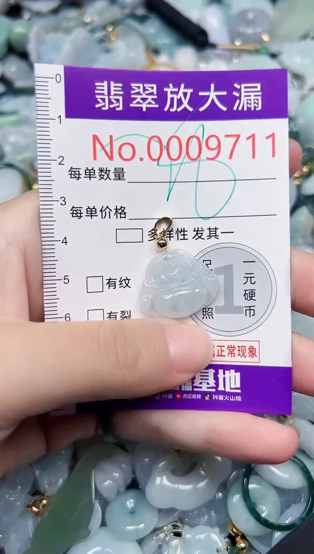颈饰未镶嵌翡翠9711