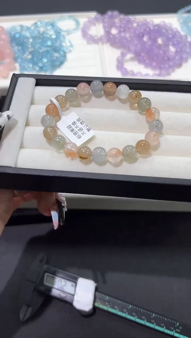 水晶手链未镶嵌38d多样性发其一【1条】默认微瑕