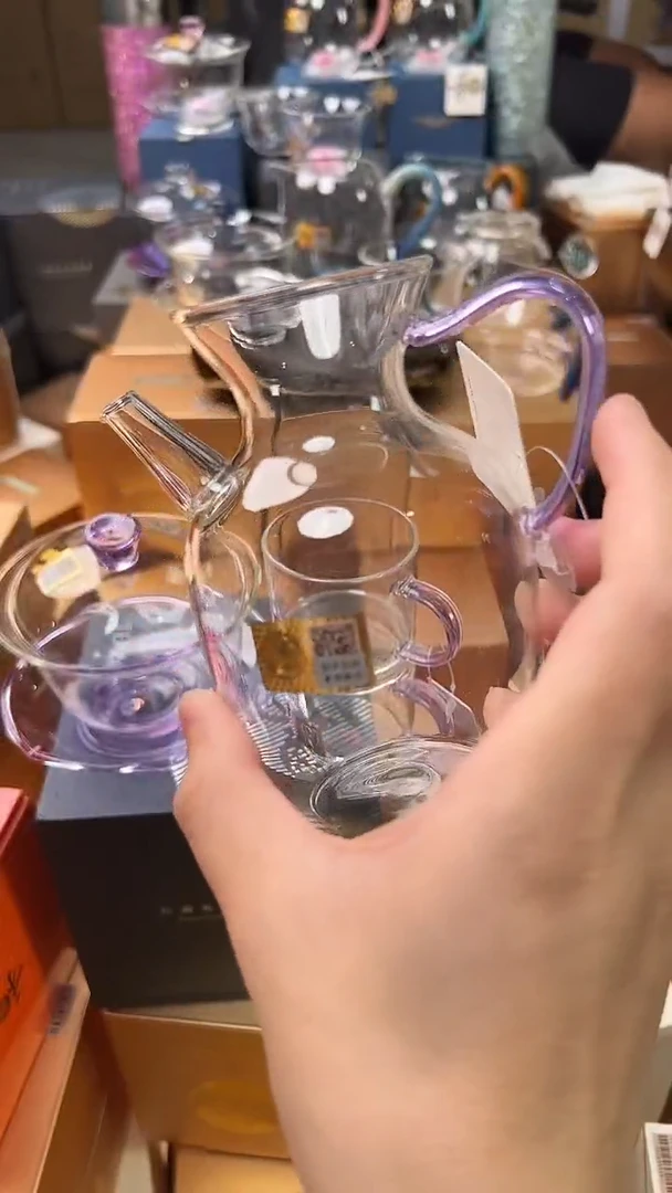 @@禾器晶彩昭然茶海浅紫色