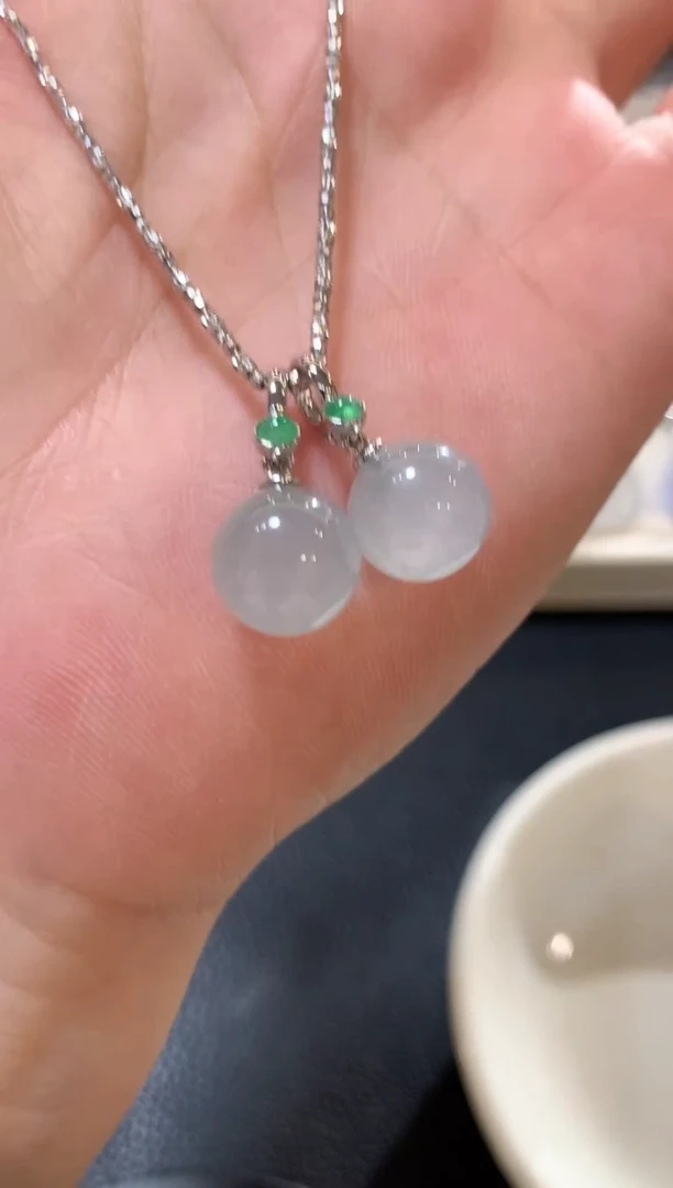 18K金镶嵌定制翡翠吊坠z36多样性一件发货