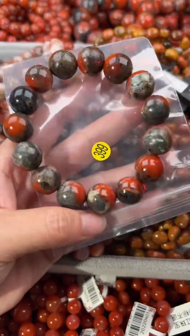 未镶嵌手串南红玛瑙13+