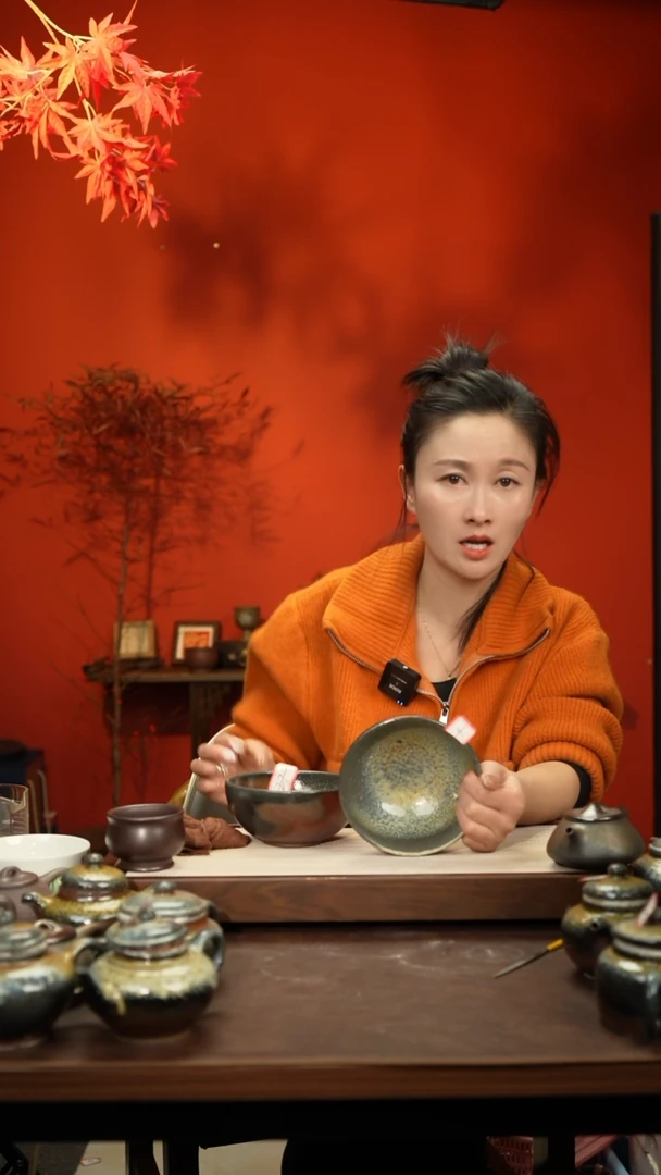【闪购商品】紫砂茶壶红皮龙柴烧大碗6号