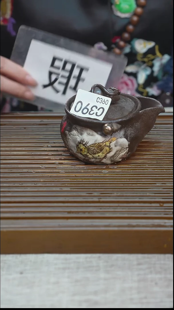 纯手工粗陶茶具每一只不一样