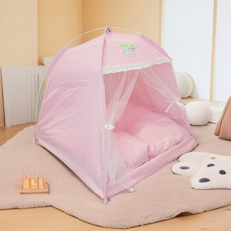 帐篷猫窝狗窝清凉夏季户外宠物用品四季通用中小型犬狗狗行军床