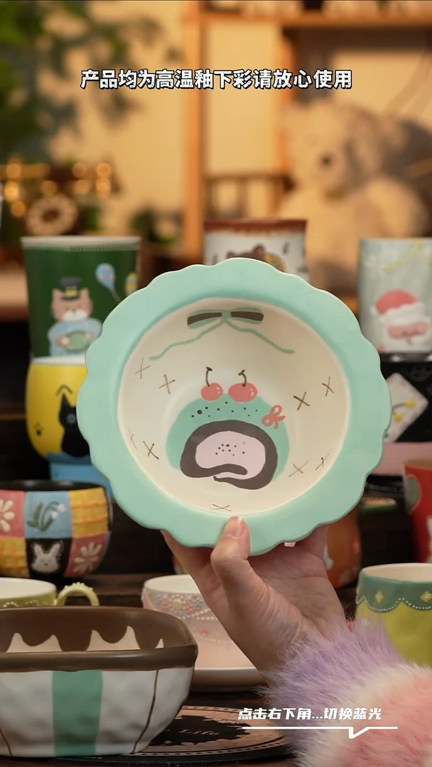 瓷片A041景德镇原创手工陶瓷