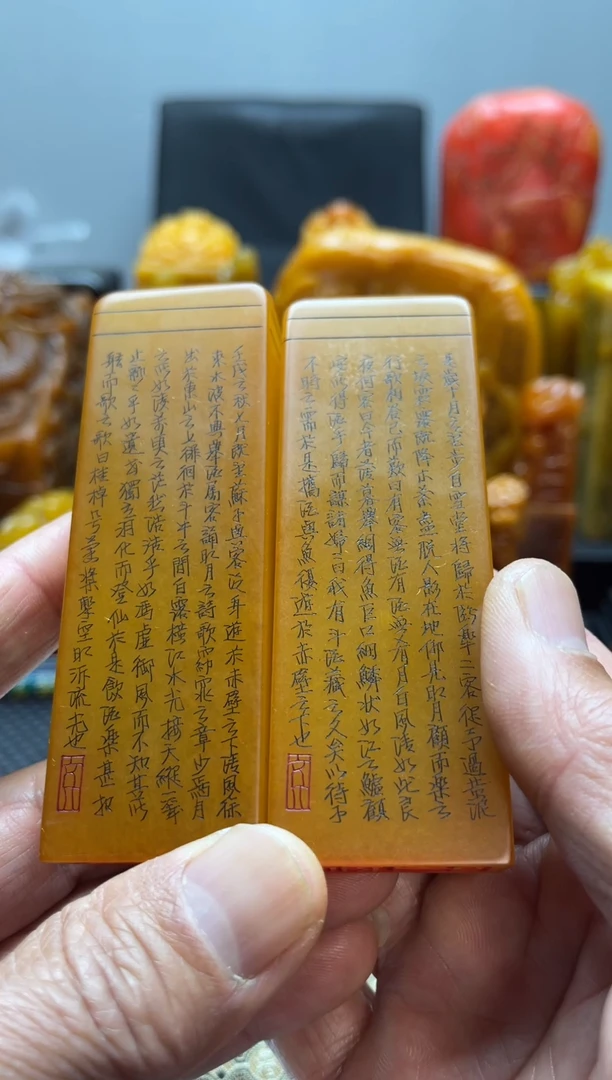 寿山石印石孙精品印章8