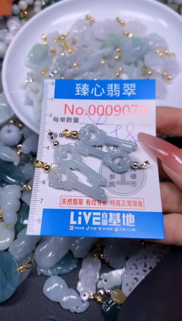 【闪购商品】翡翠颈饰未镶嵌含绳0009079