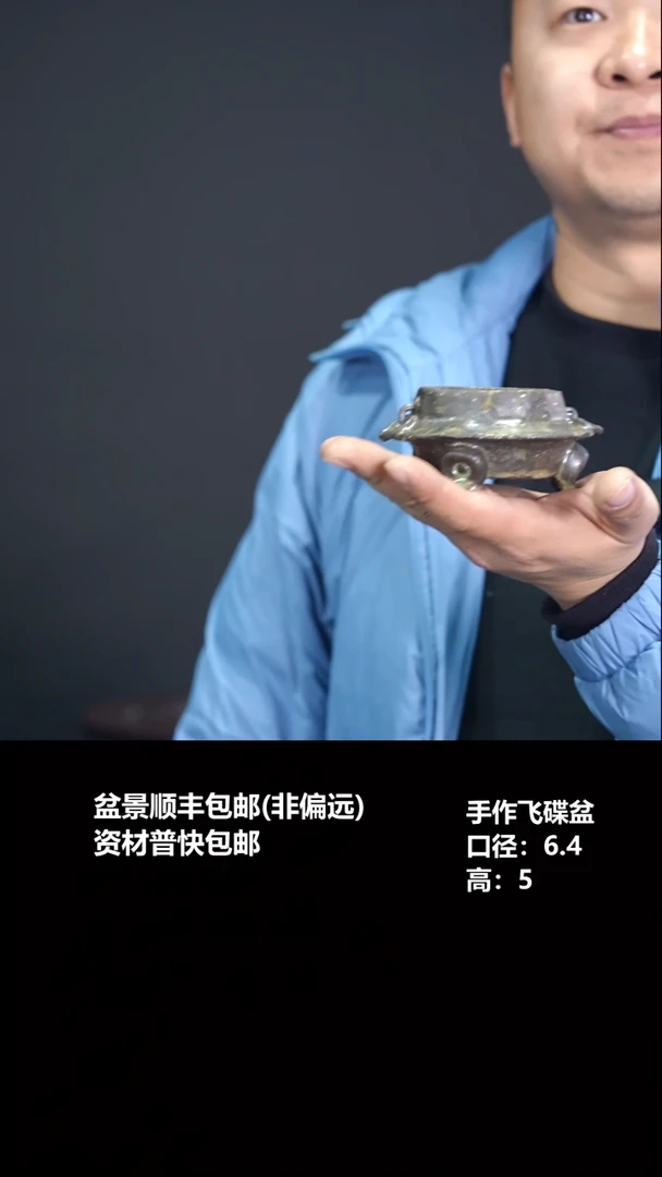 无花朵S****豆飞碟盆-507