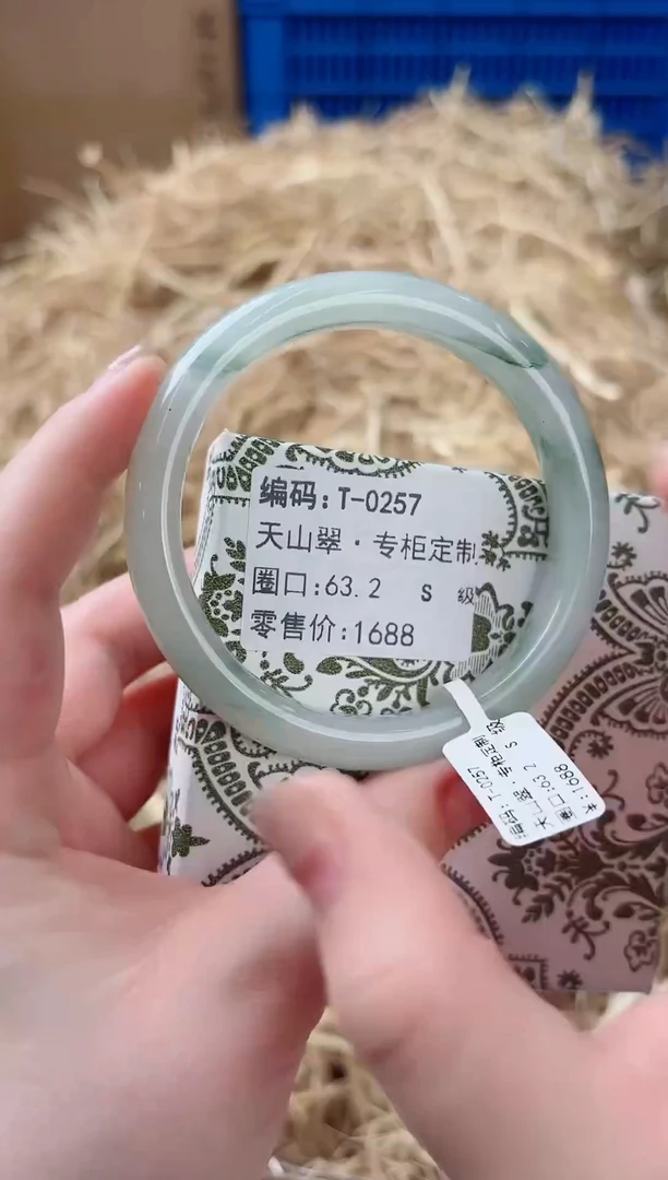 未镶嵌手镯石英质玉T-0257