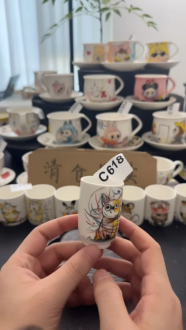 纯手工纯手工绘制陶瓷杯618