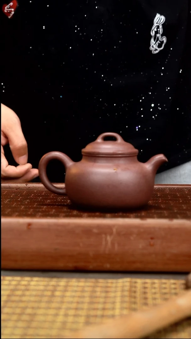 茶壶紫砂XL 满砂天青 秋水