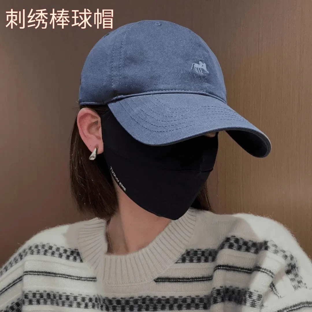 新款冬季小狐狸棒球帽运动男女加深宽檐时尚小鸭舌帽百搭透气帽子