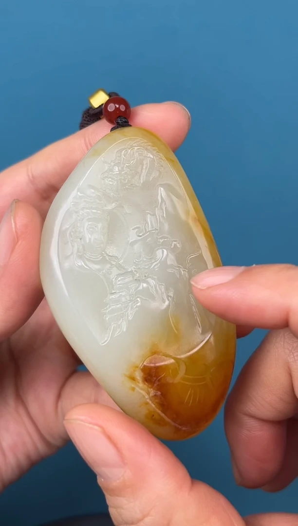 颈饰未镶嵌和田玉1.4YS多样性拍一发一3