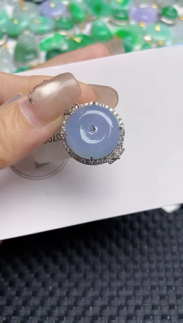 颈饰未镶嵌翡翠天然缅甸A货翡翠百元以上9元证书费自理