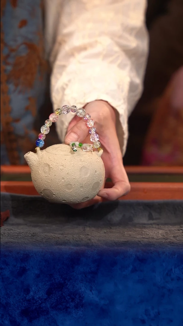 紫砂 宜兴紫砂 TZP  星球提梁