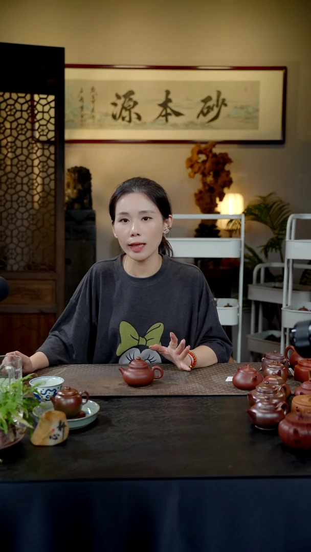 茶壶紫砂以**知老紫泥潘壶170cc