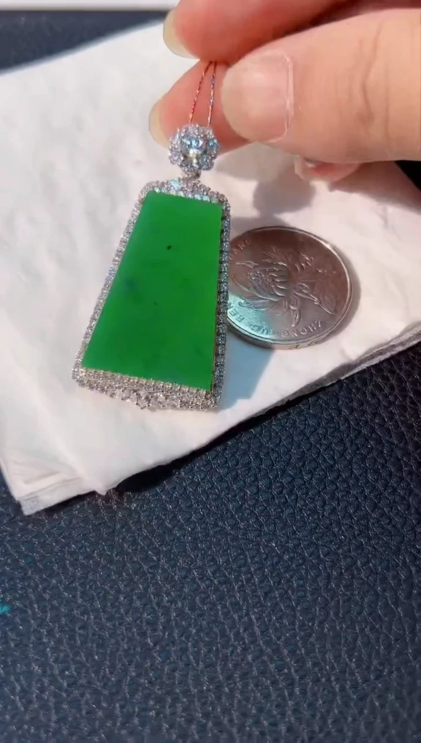 颈饰未镶嵌翡翠 缅料A货/支持复检/一件