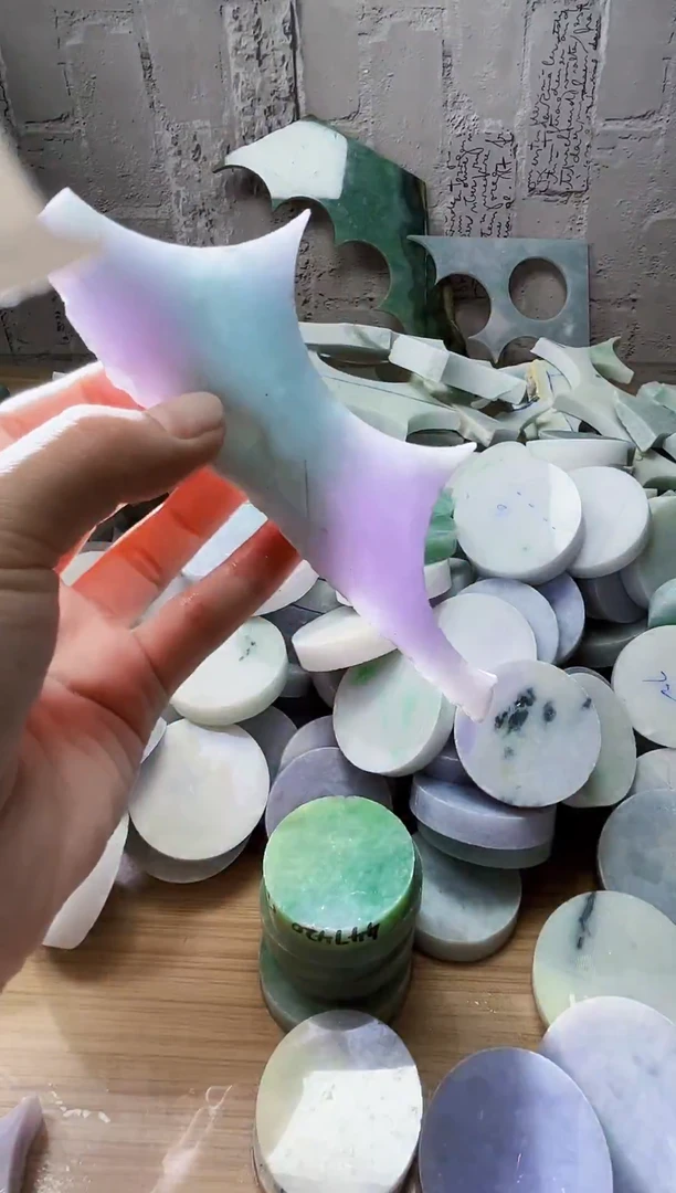 配石翡翠天然翡翠A货474