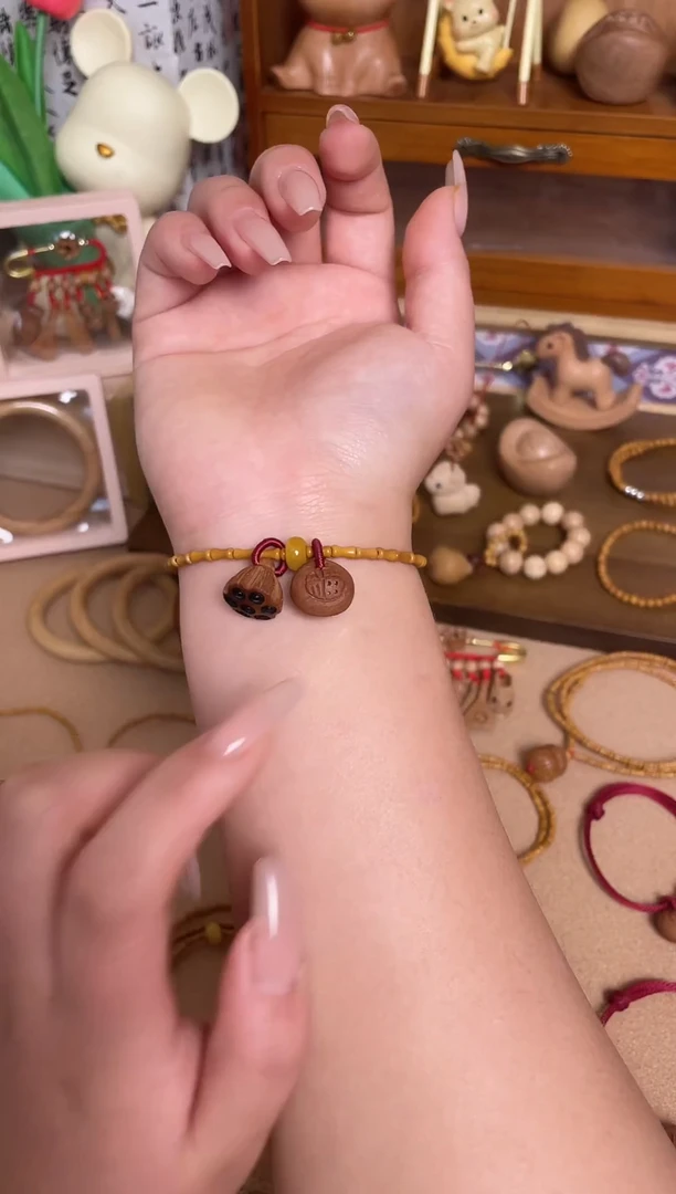 竹节福运连连加黄跑环一物一拍