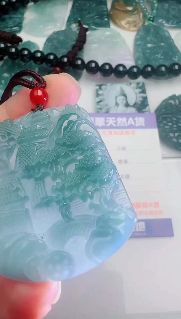 翡翠未镶嵌颈饰11111111