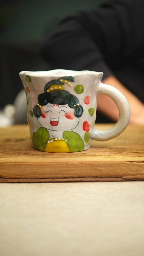 @@陶园瓷舍@@纯手工手绘@高温釉下彩