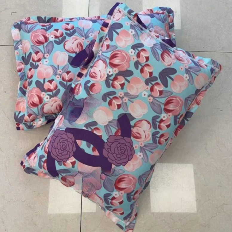 百搭款紫香花枕套（一对装）