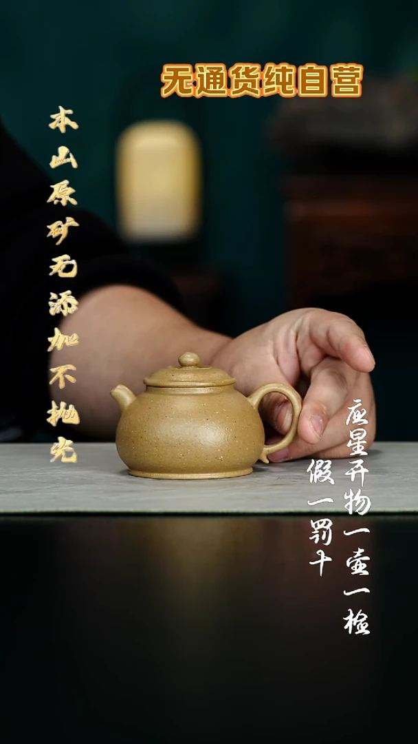 茶壶紫砂黄龙山梨皮宝儿130cc