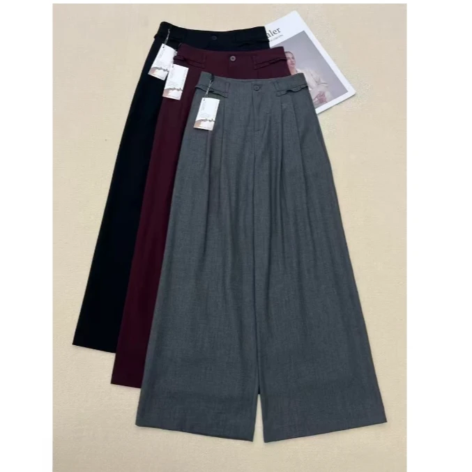 D31127南油爆款气质百搭阔腿裤